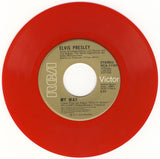Elvis Presley : My Way (7", Single, Ltd, Red)