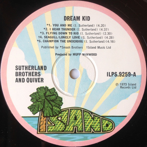 Sutherland Brothers & Quiver : Dream Kid (LP, Album)