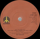 Roy Orbison : Only The Lonely (Know The Way I Feel) (7", Single)
