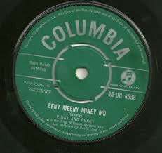 Pinky & Perky : Eeny Meeny Miney Mo (7", Single)