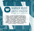 Various : Warner Music United Kingdom New Releases (CD, Comp, Promo)