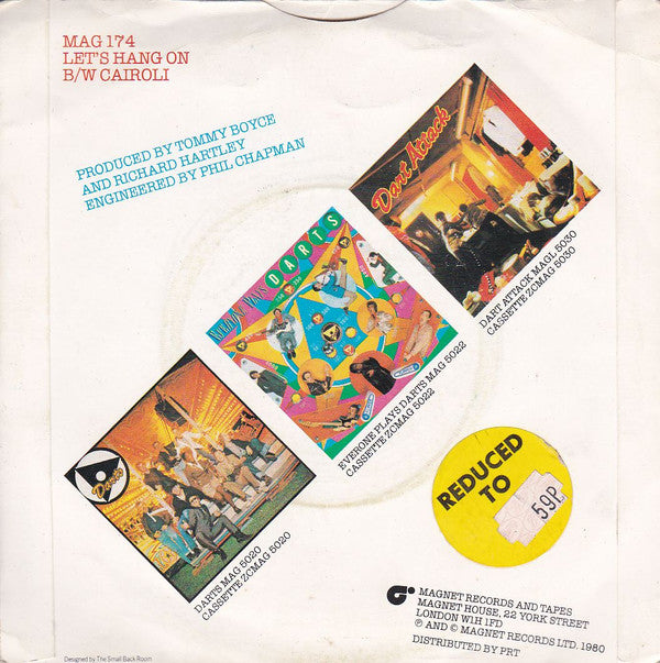 Darts : Let's Hang On (7", Single)