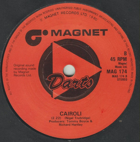 Darts : Let's Hang On (7", Single)