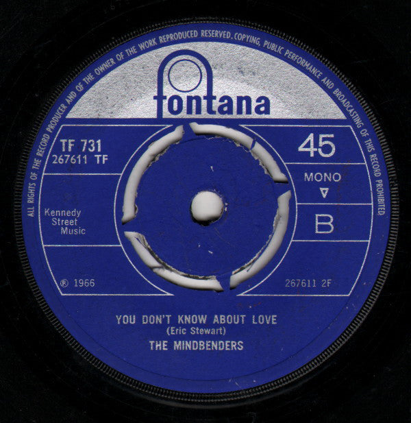 The Mindbenders : Ashes To Ashes (7", Single, Mono, 4 P)