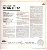Stan Getz : The Best Of Stan Getz (LP, Album, Comp, Mono)