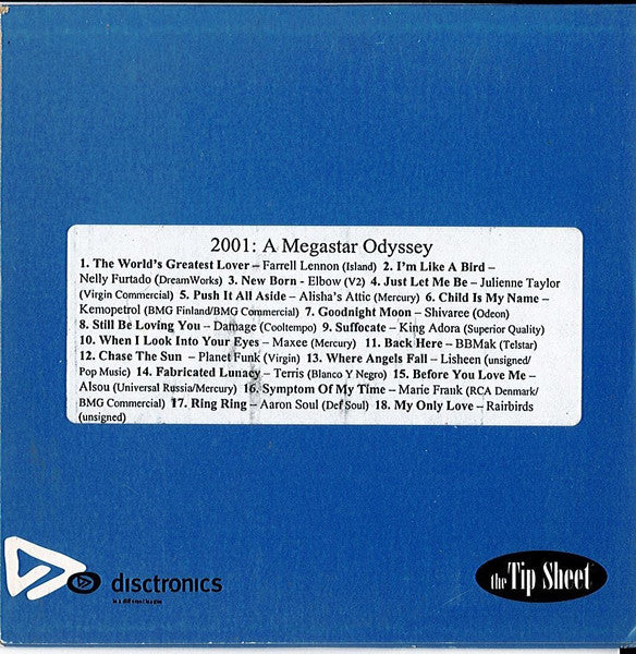 Various : 2001: A Megastar Odyssey (CD, Comp, Promo)