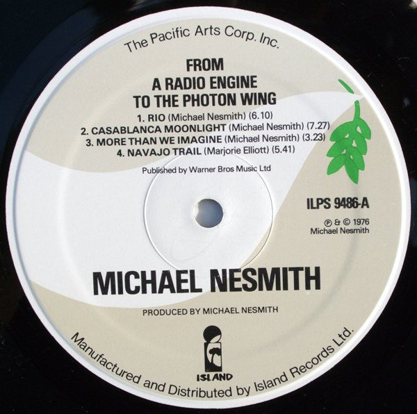 Michael Nesmith : From A Radio Engine To The Photon Wing (LP, Album)
