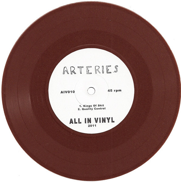 The Arrivals / The Arteries : The Arrivals / The Arteries (7", Bro)