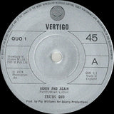 Status Quo : Again And Again (7", Single, Pap)