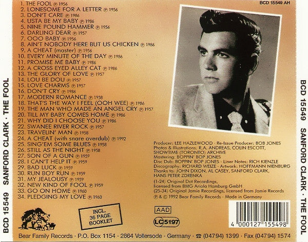 Sanford Clark : The Fool (CD, Comp)