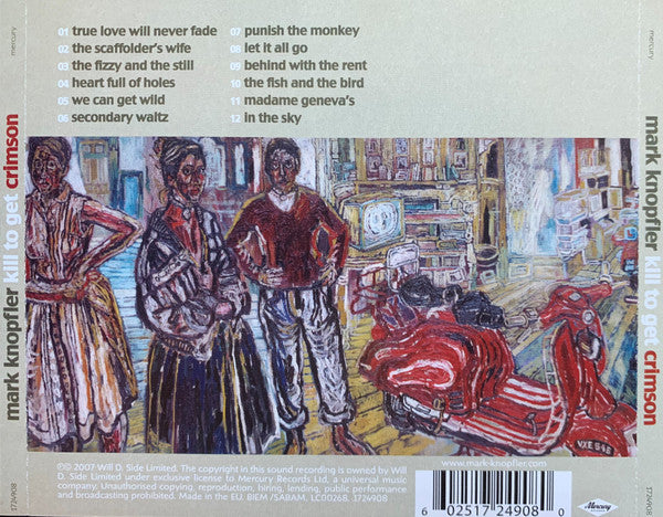 Mark Knopfler : Kill To Get Crimson (CD, Album)