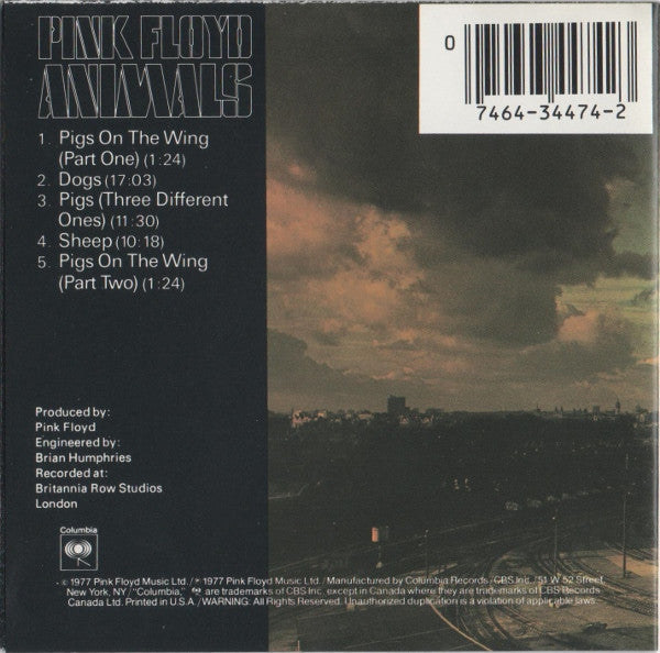 Pink Floyd : Animals (CD, Album, RE, Pit)