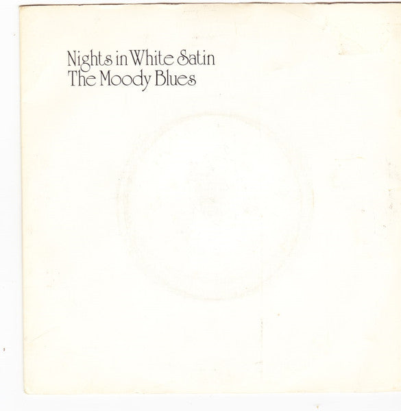 The Moody Blues : Nights In White Satin (7", Single, RE, Pus)