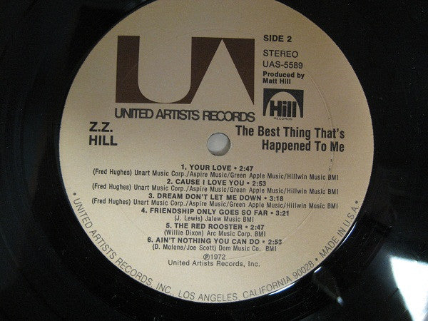 Z.Z. Hill : The Best Thing That's Happened To Me (LP, Album, Res)