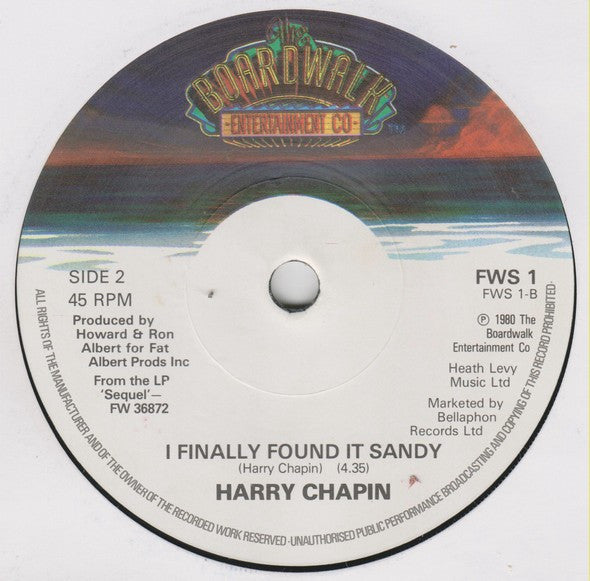 Harry Chapin : Sequel (7", Single)