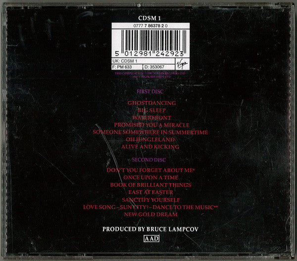 Simple Minds - Live In The City Of Light (2xCD) (Very Good Plus (VG)) - DaddyPop