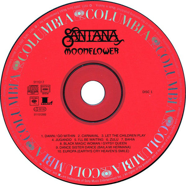 Santana : Moonflower (2xCD, Album, RE, RM)