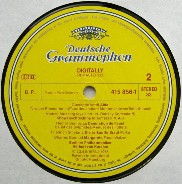 Berliner Philharmoniker, Herbert von Karajan : Tanz Der Stunden (Opern-Intermezzi & Ballettmusik) (LP, Comp)