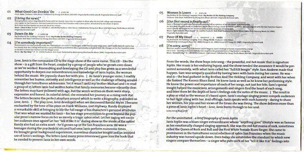 Janis Joplin : Love, Janis (CD, Comp)