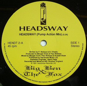 Big Ben & The Fox : Headsway (12")