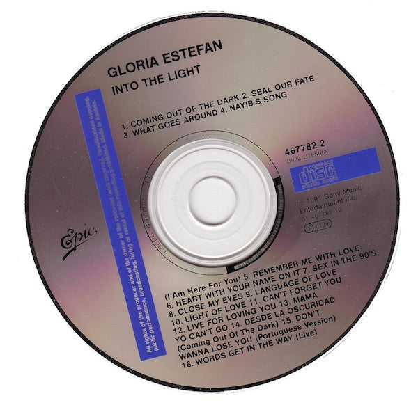 Gloria Estefan : Into The Light (CD, Album)