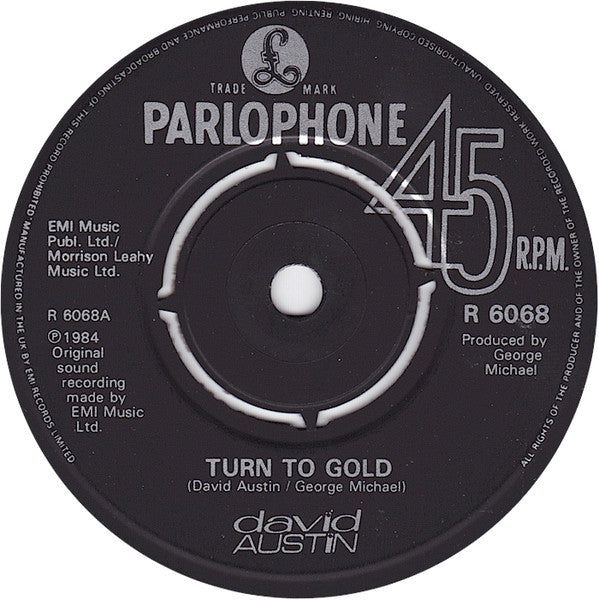 David Austin : Turn To Gold (7")