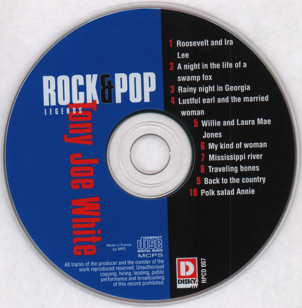 Tony Joe White : Rock & Pop Legends (CD, Album, RE)