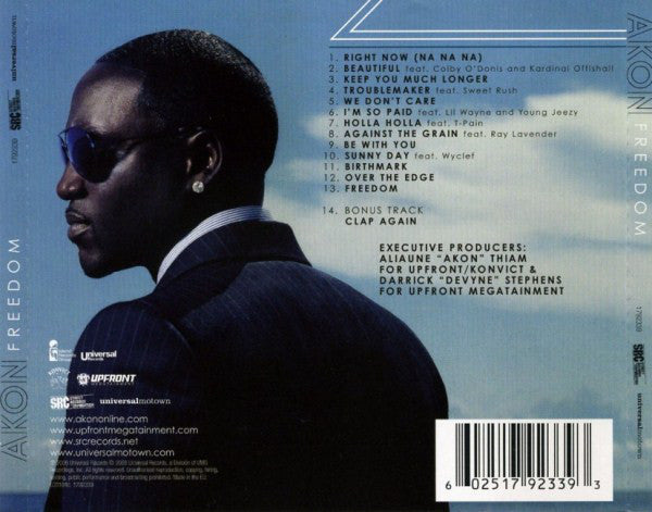Akon : Freedom (CD, Album)