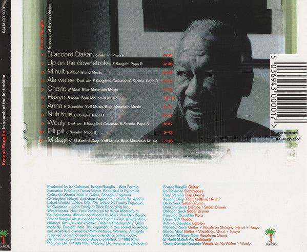 Ernest Ranglin : In Search Of The Lost Riddim (CD, Album)