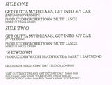 Billy Ocean : Get Outta My Dreams, Get Into My Car (12", Single)