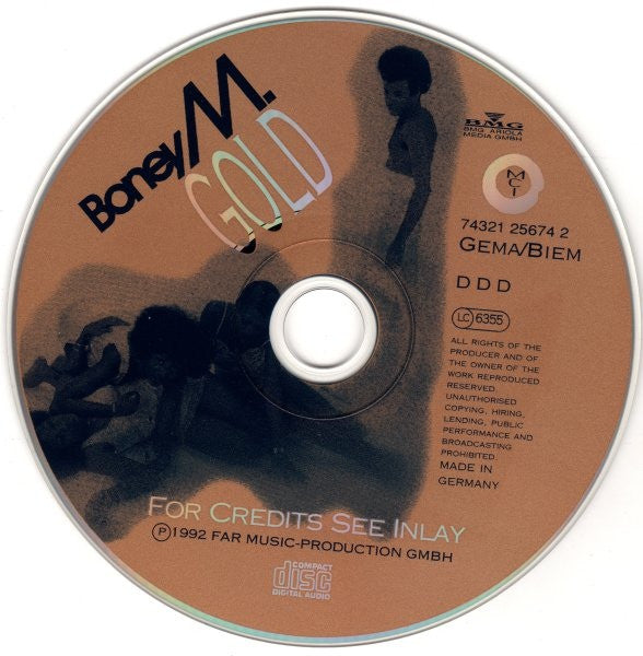 Boney M. : Gold - 20 Super Hits (CD, Comp, RE)