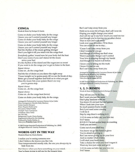 Gloria Estefan : Greatest Hits (CD, Comp, RE, Spr)