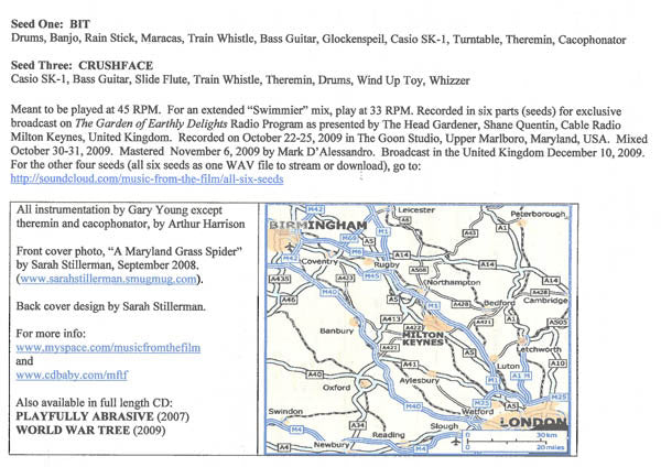 Music From The Film : Bit B/W Crushface (7")