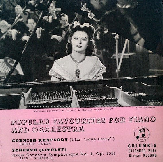 Harriet Cohen / Irene Scharrer With London Symphony Orchestra : Popular Favourites For Piano And Orchestra (7", EP)