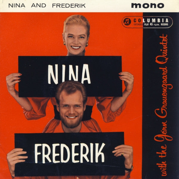 Nina & Frederik With Jørn Grauengaards Kvintet : Nina & Frederik With The Jørn Grauengaard Quintet (7", EP)
