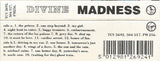 Madness : Divine Madness (Cass, Comp, Bla)