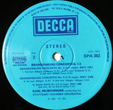 Johann Sebastian Bach, Stuttgarter Kammerorchester, Karl Münchinger : Brandenburg Concertos Nos. 1-3 (LP, Comp, RE)