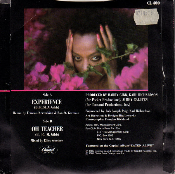 Diana Ross : Experience (7", Single, Sil)