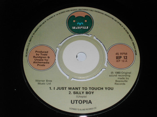 Utopia - I Just Want To Touch You (7) (Very Good Plus (VG)) - DaddyPop