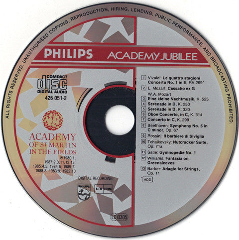 The Academy Of St. Martin-in-the-Fields, Sir Neville Marriner, Iona Brown : The Best Of The Academy Of St. Martin-in-the-Fields (CD, Comp, Ltd)