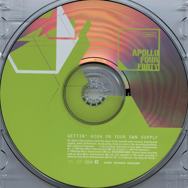 Apollo 440 : Gettin' High On Your Own Supply (CD, Album, Enh)