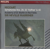 Wolfgang Amadeus Mozart • The Academy Of St. Martin-in-the-Fields, Sir Neville Marriner : Symphonies Nos. 29, 35 "Haffner" & 40 (CD, Comp, RM)