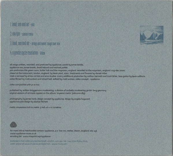 Appliance - Land, Sea And Air (CD) (Very Good Plus (VG)) - DaddyPop