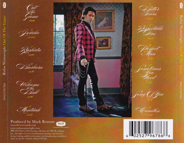 Rufus Wainwright : Out Of The Game (CD, Album)