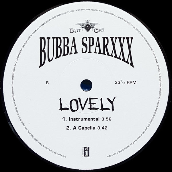 Bubba Sparxxx : Lovely (12", Promo)