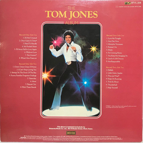 Tom Jones : The Tom Jones Album (2xLP, Comp, Gat)