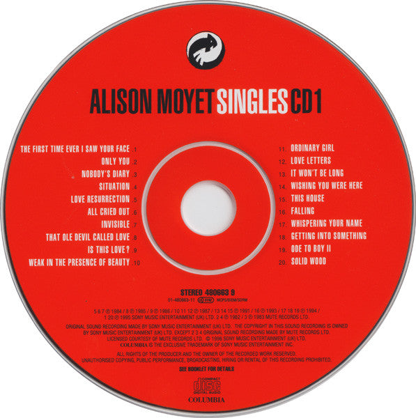 Alison Moyet : Singles / Live (CD, Comp + CD, Album)