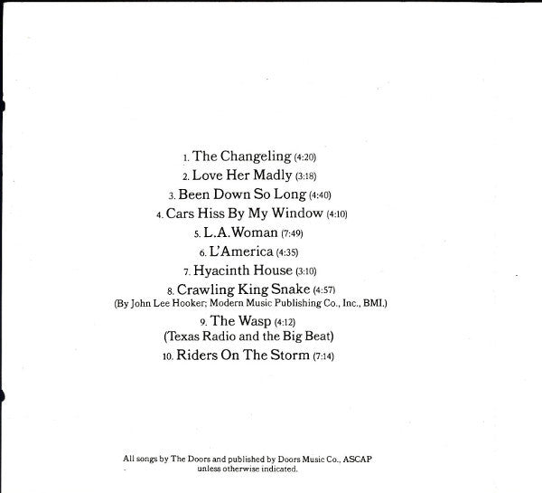 The Doors : L.A. Woman (CD, Album, RE, RM)