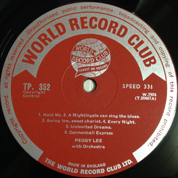 Peggy Lee - The Fabulous Miss Lee (LP) (Very Good Plus (VG)) - DaddyPop