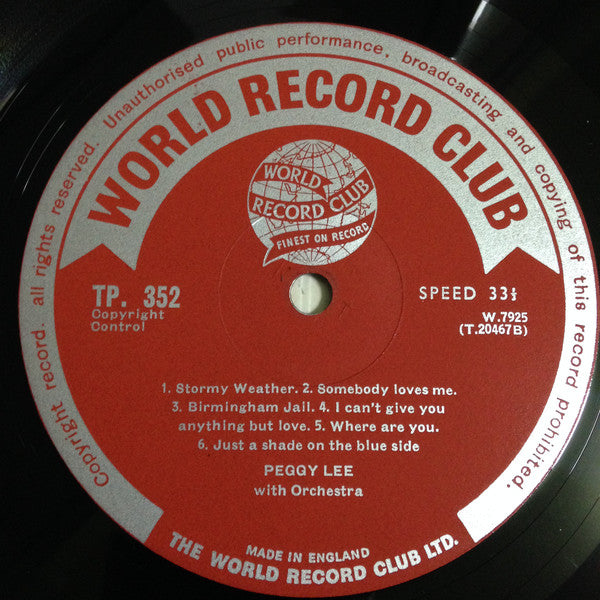 Peggy Lee - The Fabulous Miss Lee (LP) (Very Good Plus (VG)) - DaddyPop